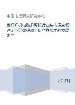 劍桿織機電腦多臂機行業結構演變與未來發展